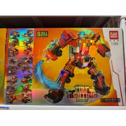 KLOCKI AUTA ROBOT 8 IN1