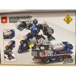 KLOCKI AUTA VS ROBOT