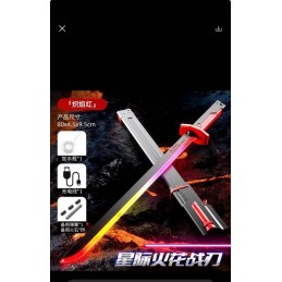 ZABAWKA MIECZ Z MUZYKA I DYMEM