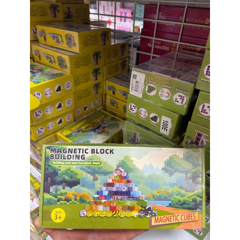 KLOCKI MAGNETYCZNE 150PCS